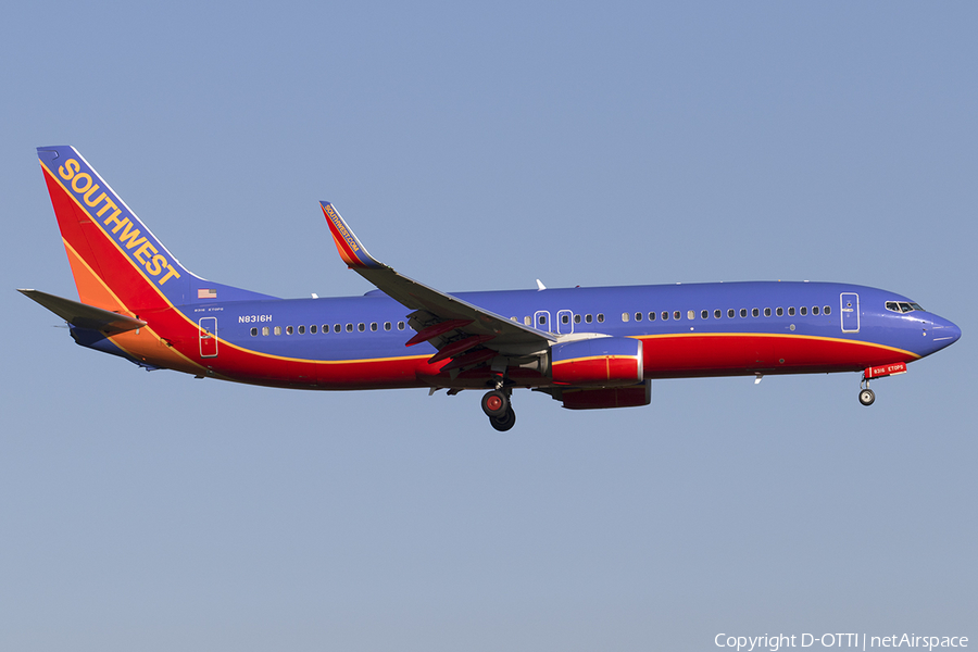 Southwest Airlines Boeing 737-8H4 (N8316H) | Photo 535759