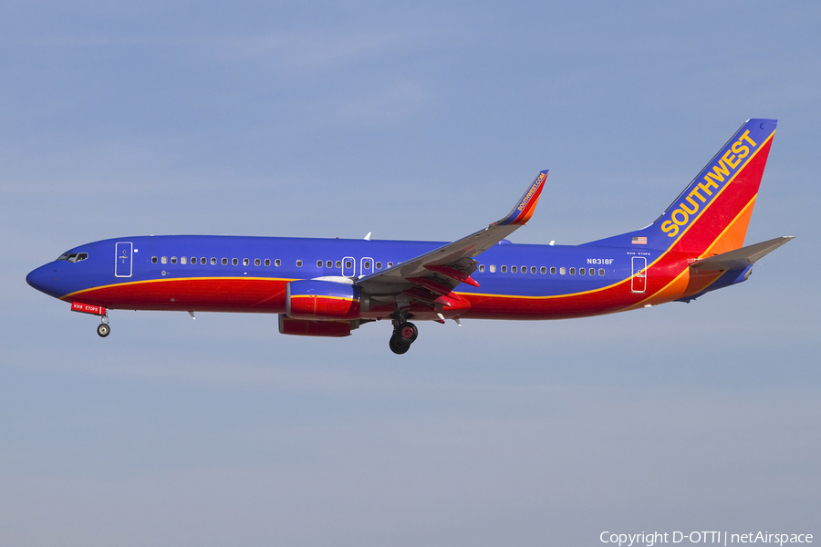 Southwest Airlines Boeing 737-8H4 (N8318F) | Photo 425400