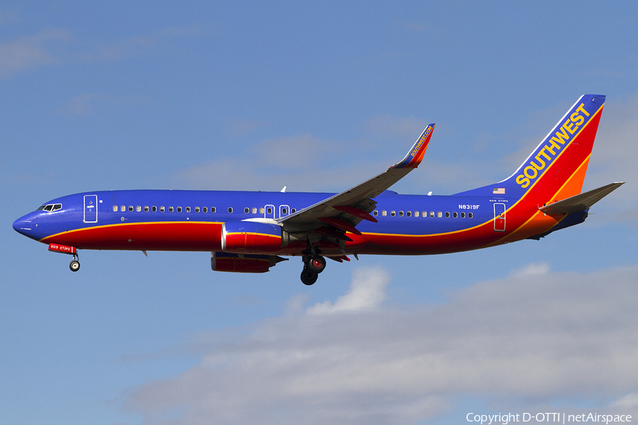 Southwest Airlines Boeing 737-8H4 (N8319F) | Photo 469779