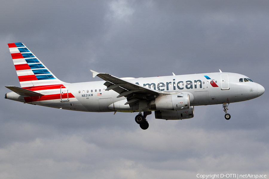 American Airlines Airbus A319-132 (N831AW) | Photo 609460