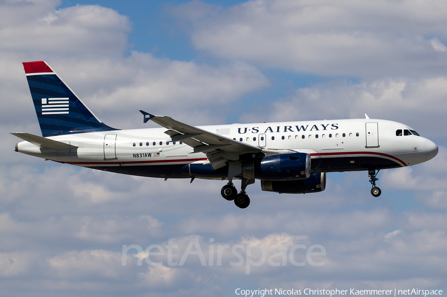US Airways Airbus A319-132 (N831AW) | Photo 122443