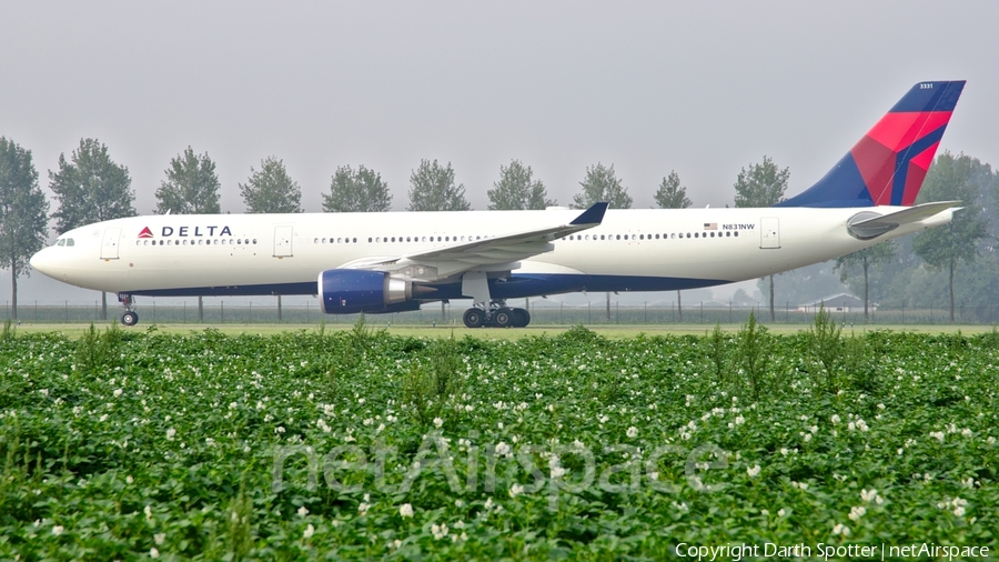 Delta Air Lines Airbus A330-302X (N831NW) | Photo 201870