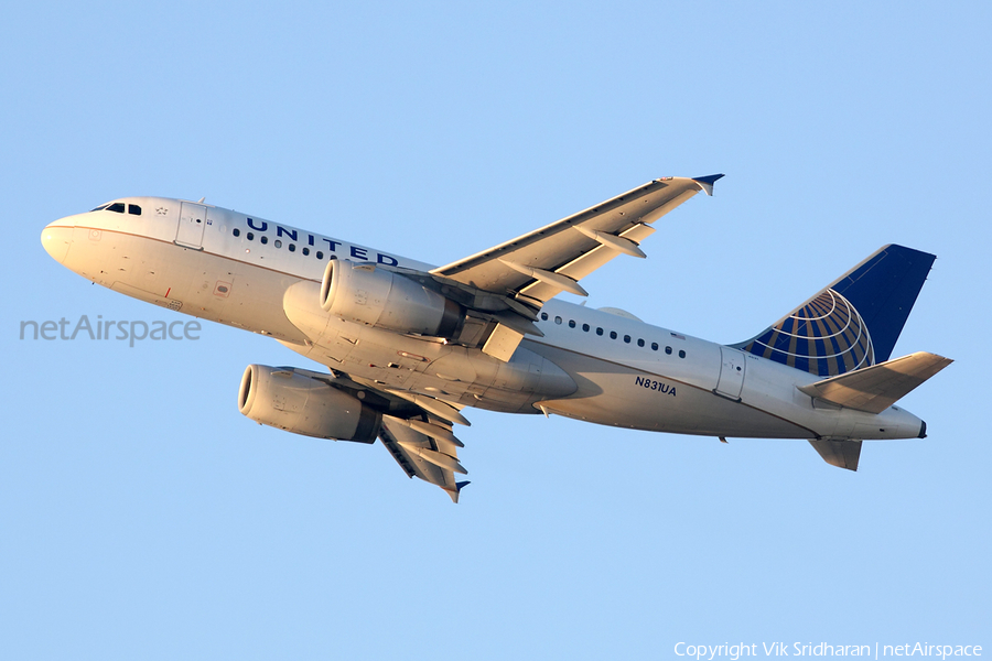 United Airlines Airbus A319-131 (N831UA) | Photo 43485