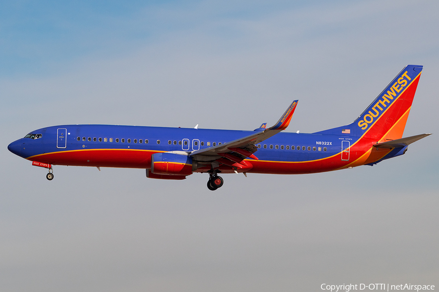 Southwest Airlines Boeing 737-8H4 (N8322X) | Photo 137544