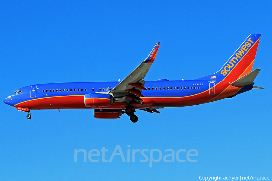 Southwest Airlines Boeing 737-8H4 (N8322X) | Photo 171636
