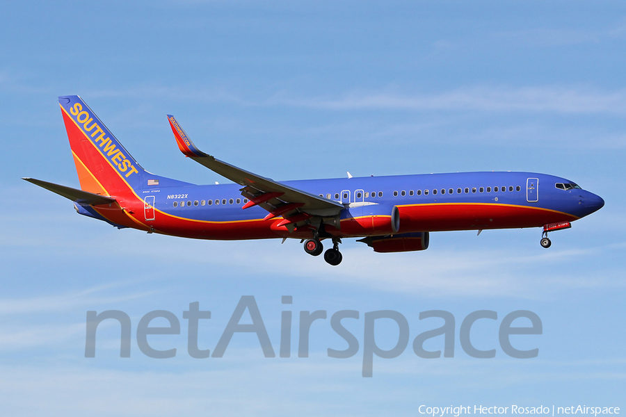 Southwest Airlines Boeing 737-8H4 (N8322X) | Photo 199287
