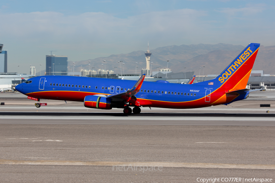 Southwest Airlines Boeing 737-8H4 (N8326F) | Photo 42794