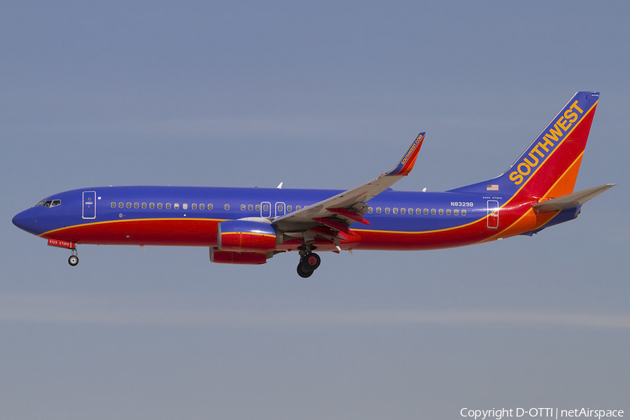 Southwest Airlines Boeing 737-8H4 (N8329B) | Photo 464292