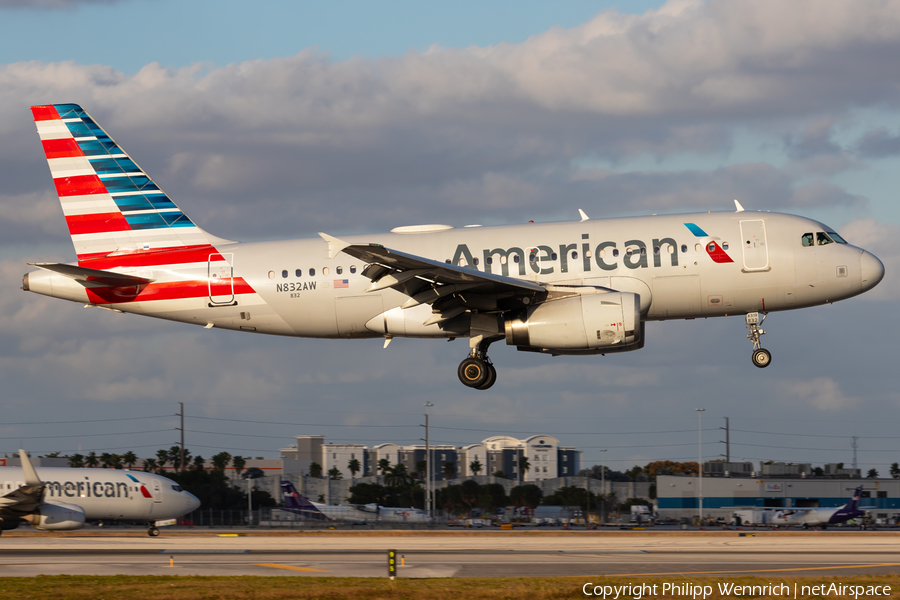American Airlines Airbus A319-132 (N832AW) | Photo 664647
