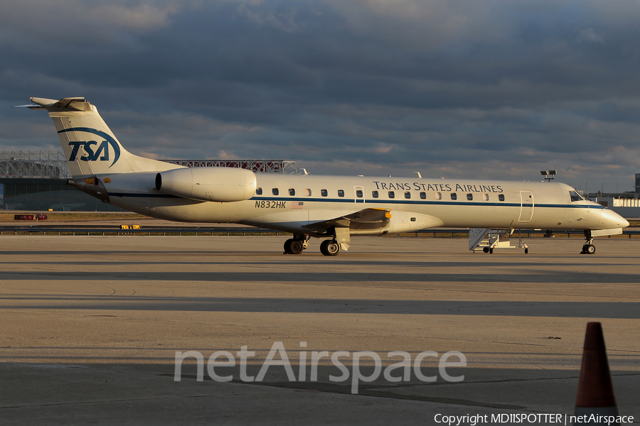 Trans States Airlines Embraer ERJ-145LR (N832HK) | Photo 304965