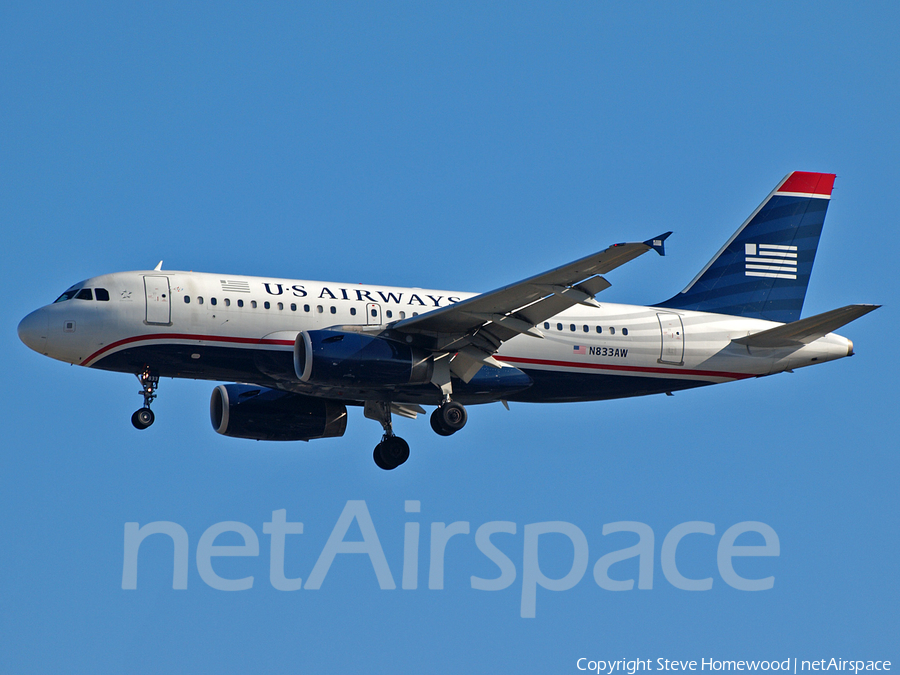 US Airways Airbus A319-132 (N833AW) | Photo 49503