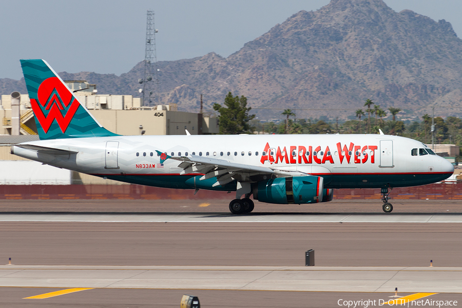 America West Airlines Airbus A319-132 (N833AW) | Photo 187835