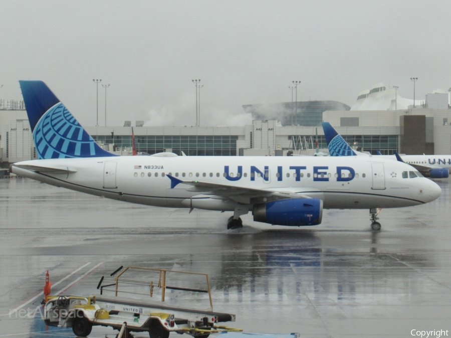 United Airlines Airbus A319-131 (N833UA) | Photo 624586