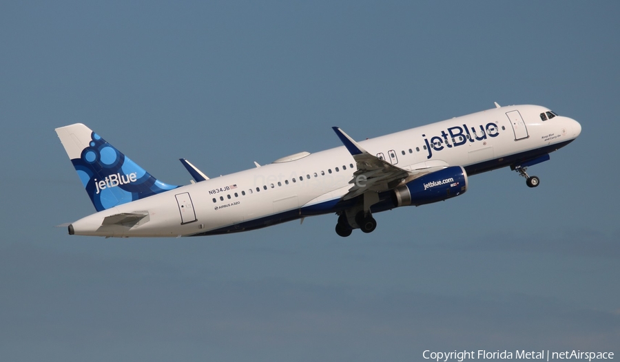 JetBlue Airways Airbus A320-232 (N834JB) | Photo 318200
