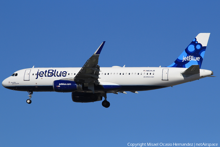 JetBlue Airways Airbus A320-232 (N834JB) | Photo 68996