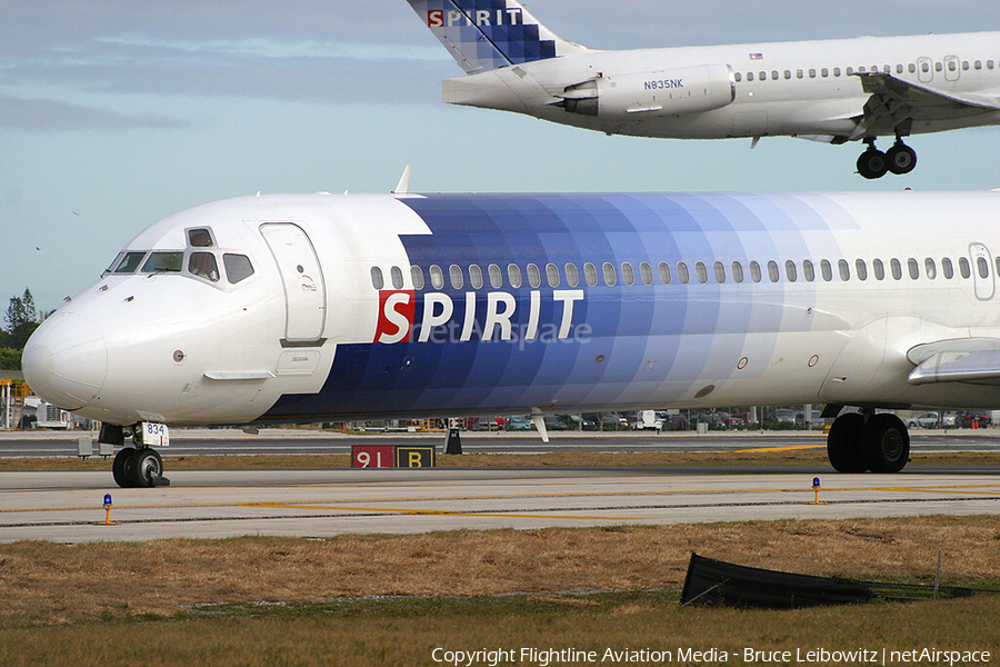 Spirit Airlines McDonnell Douglas MD-83 (N834NK) | Photo 128047