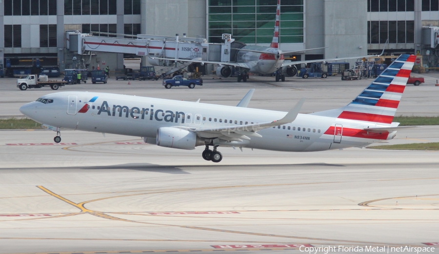 American Airlines Boeing 737-823 (N834NN) | Photo 318205