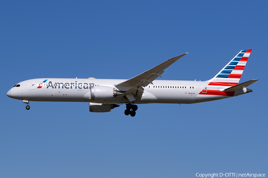 American Airlines Boeing 787-9 Dreamliner (N835AN) | Photo 538812