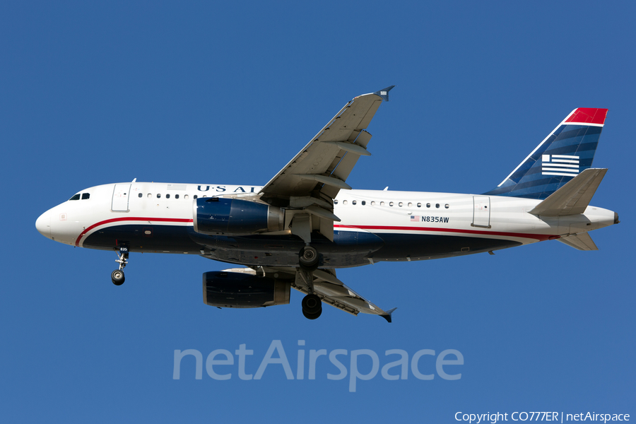 US Airways Airbus A319-132 (N835AW) | Photo 42508