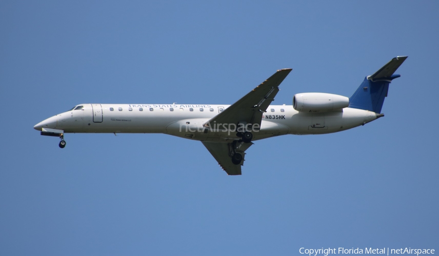 Trans States Airlines Embraer ERJ-145LR (N835HK) | Photo 351451