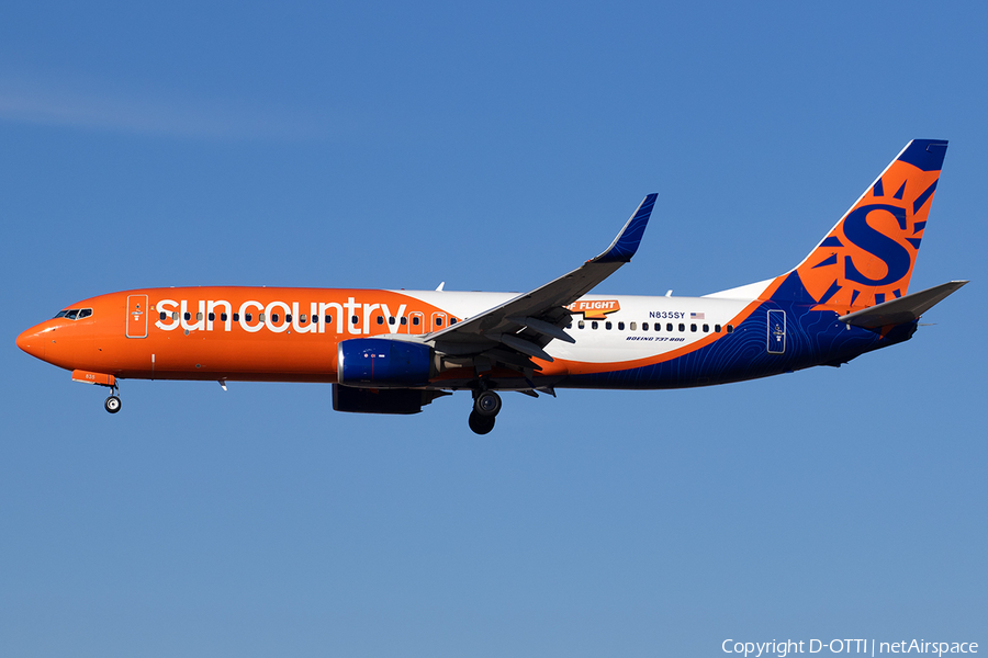 Sun Country Airlines Boeing 737-8KN (N835SY) | Photo 547812