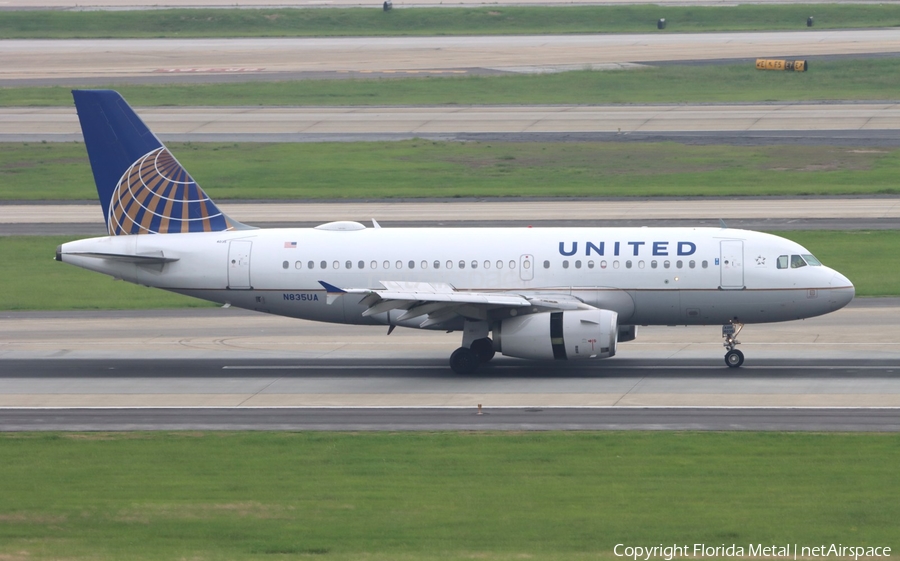 United Airlines Airbus A319-131 (N835UA) | Photo 628824