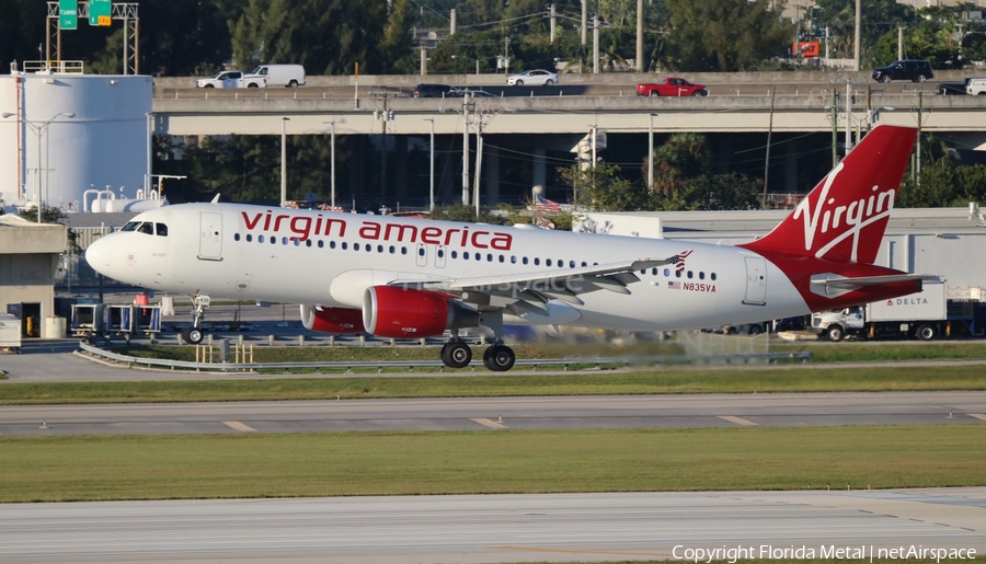 Virgin America Airbus A320-214 (N835VA) | Photo 318216