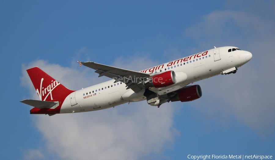 Virgin America Airbus A320-214 (N835VA) | Photo 318217