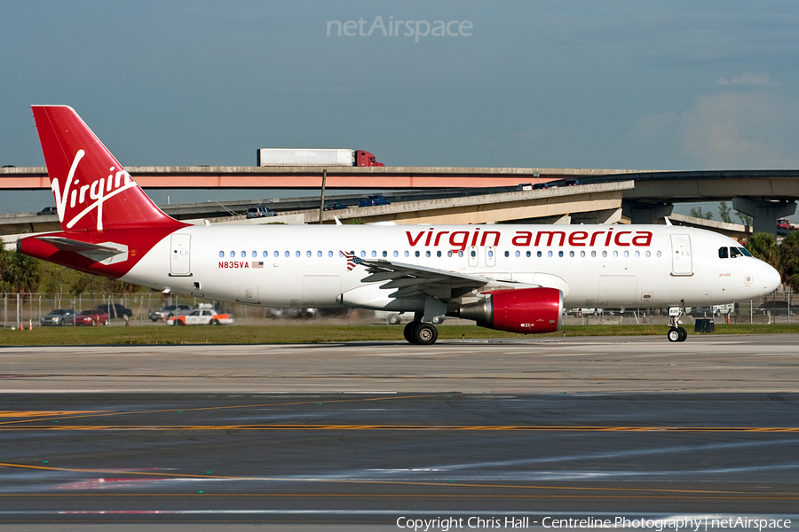 Virgin America Airbus A320-214 (N835VA) | Photo 42600