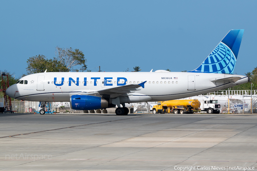 United Airlines Airbus A319-131 (N836UA) | Photo 518297