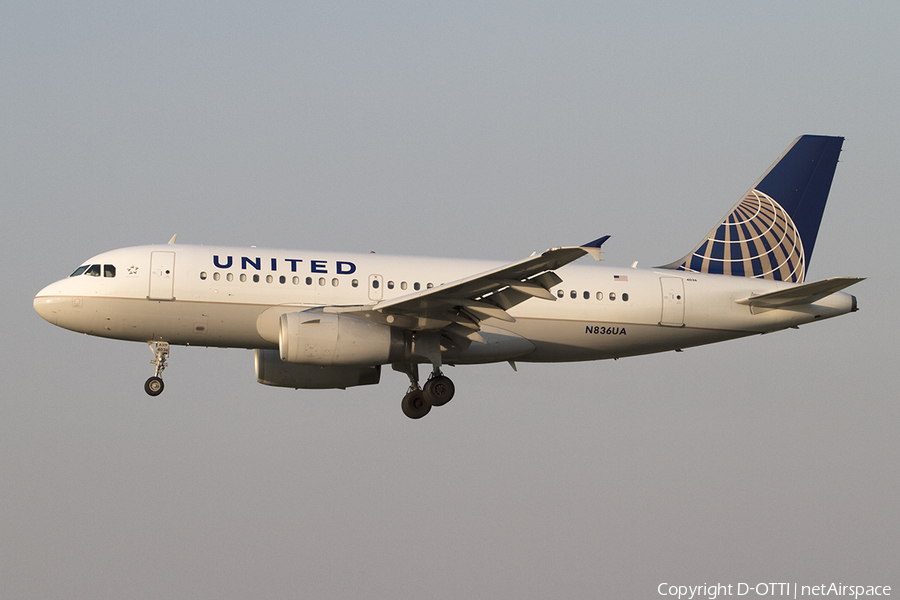 United Airlines Airbus A319-131 (N836UA) | Photo 385449