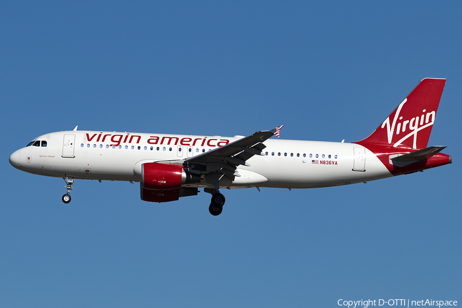 Virgin America Airbus A320-214 (N836VA) | Photo 144741