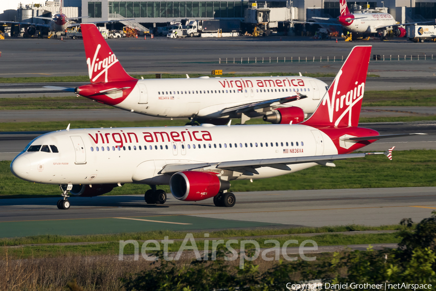 Virgin America Airbus A320-214 (N836VA) | Photo 238815