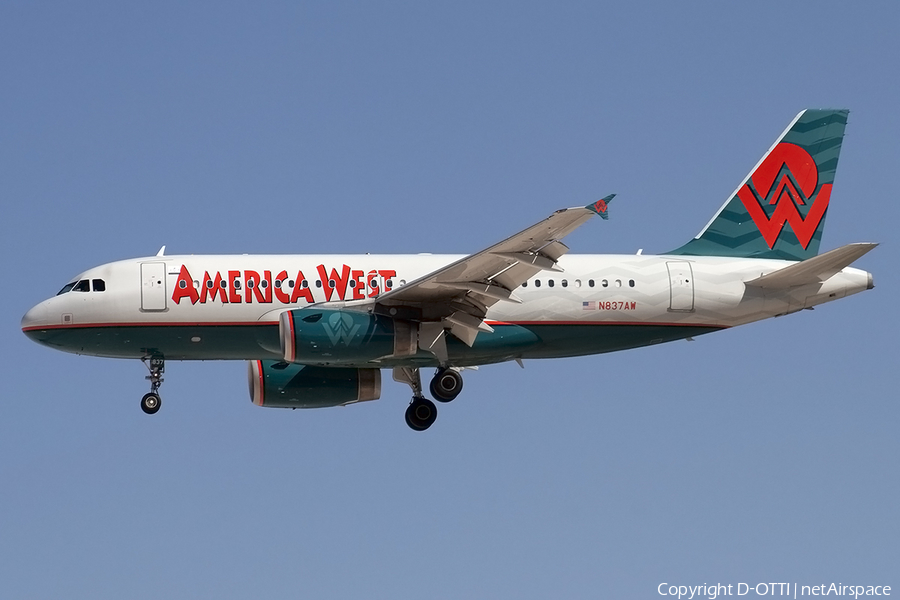 America West Airlines Airbus A319-132 (N837AW) | Photo 178332