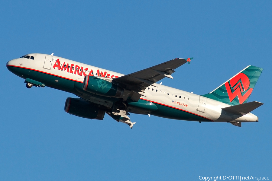 America West Airlines Airbus A319-132 (N837AW) | Photo 179841