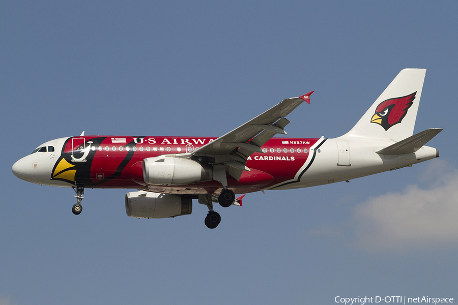 US Airways Airbus A319-132 (N837AW) | Photo 337980