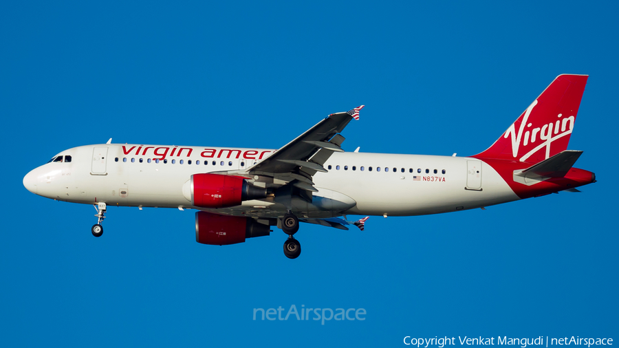 Virgin America Airbus A320-214 (N837VA) | Photo 193659