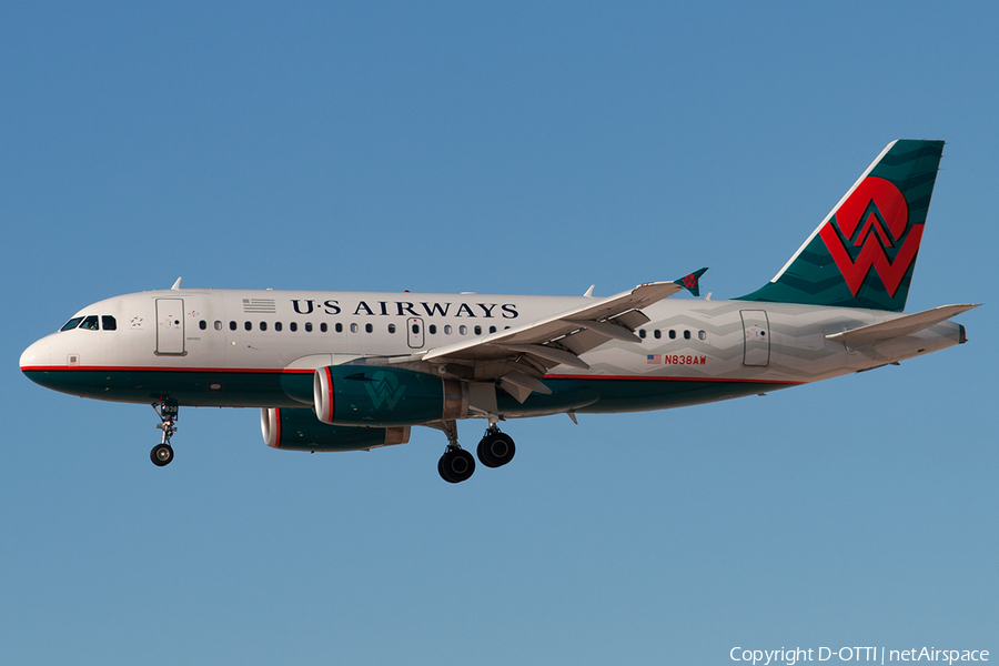 US Airways Airbus A319-132 (N838AW) | Photo 181094