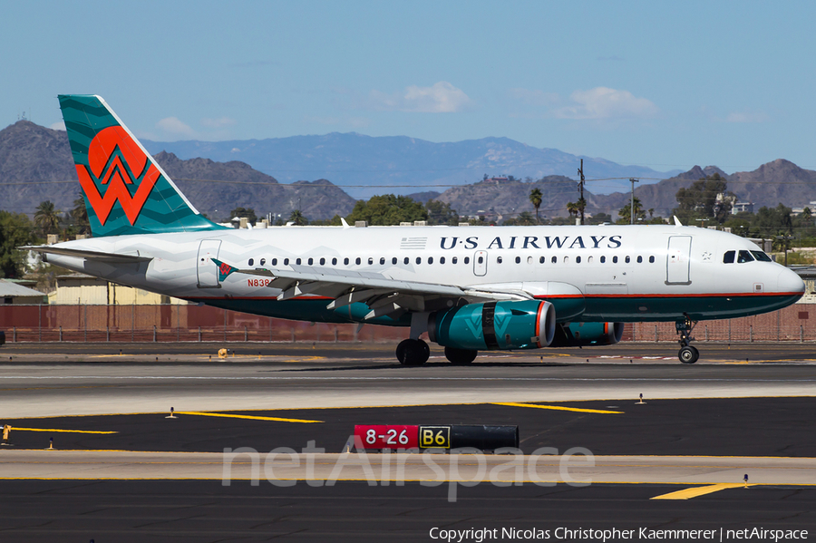 US Airways Airbus A319-132 (N838AW) | Photo 98799