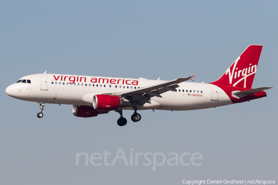 Virgin America Airbus A320-214 (N838VA) | Photo 238929