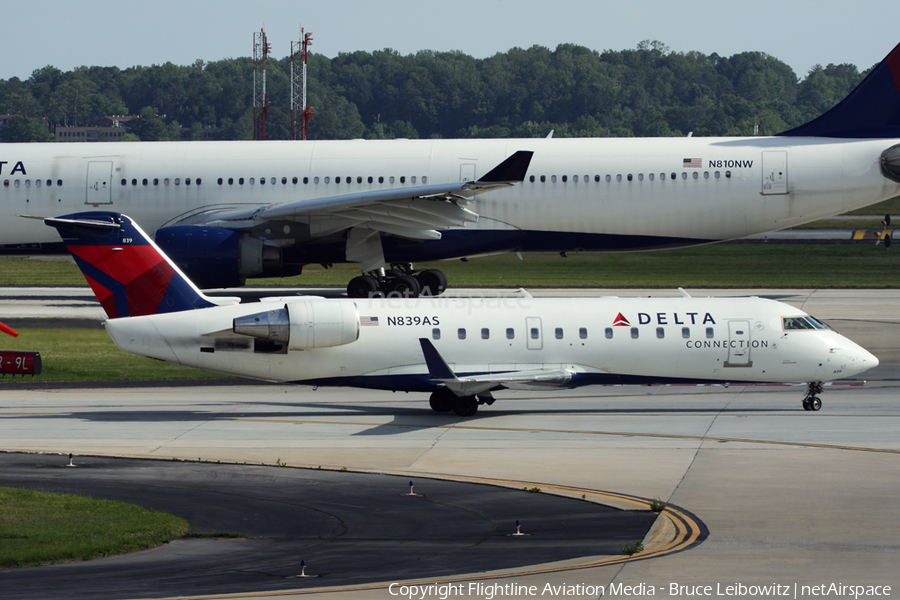 Delta Connection (ExpressJet Airlines) Bombardier CRJ-200ER (N839AS) | Photo 92379