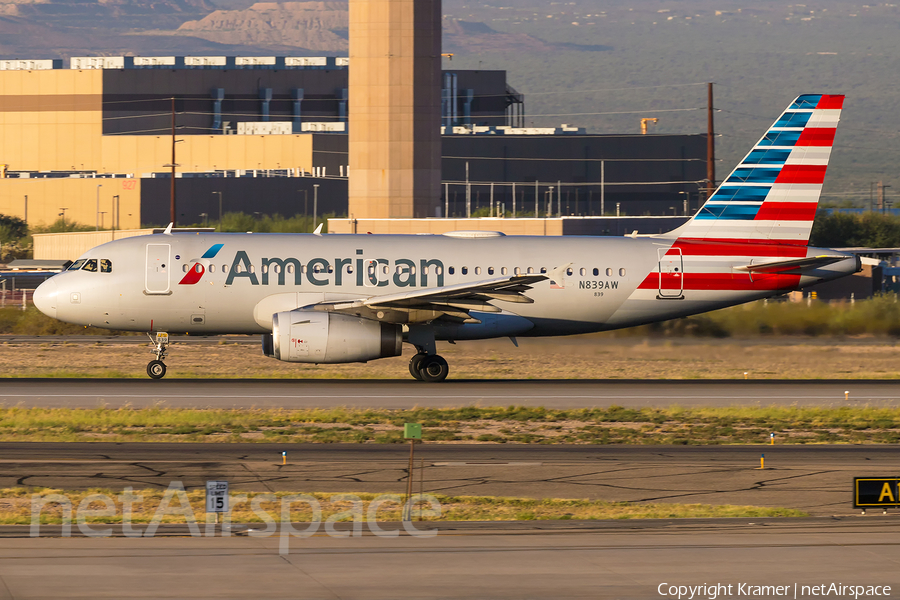 American Airlines Airbus A319-132 (N839AW) | Photo 675952