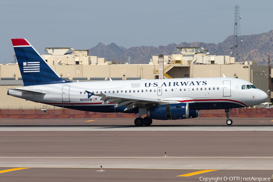US Airways Airbus A319-132 (N839AW) | Photo 187776