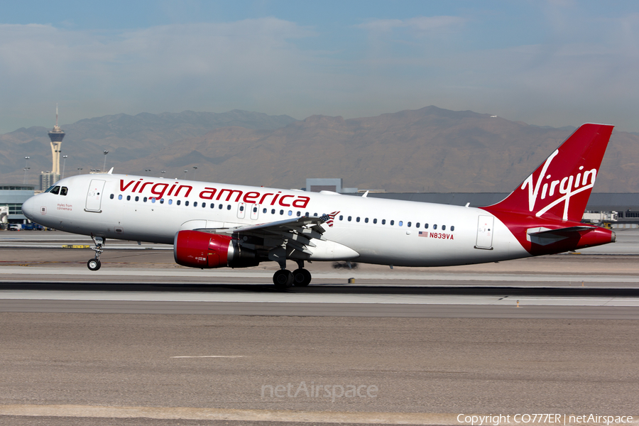 Virgin America Airbus A320-214 (N839VA) | Photo 42800