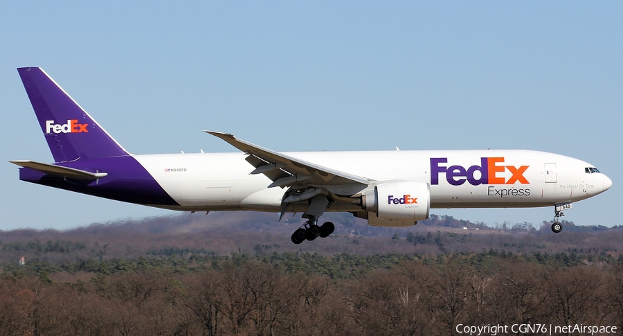 FedEx Boeing 777-FFX (N840FD) | Photo 499311