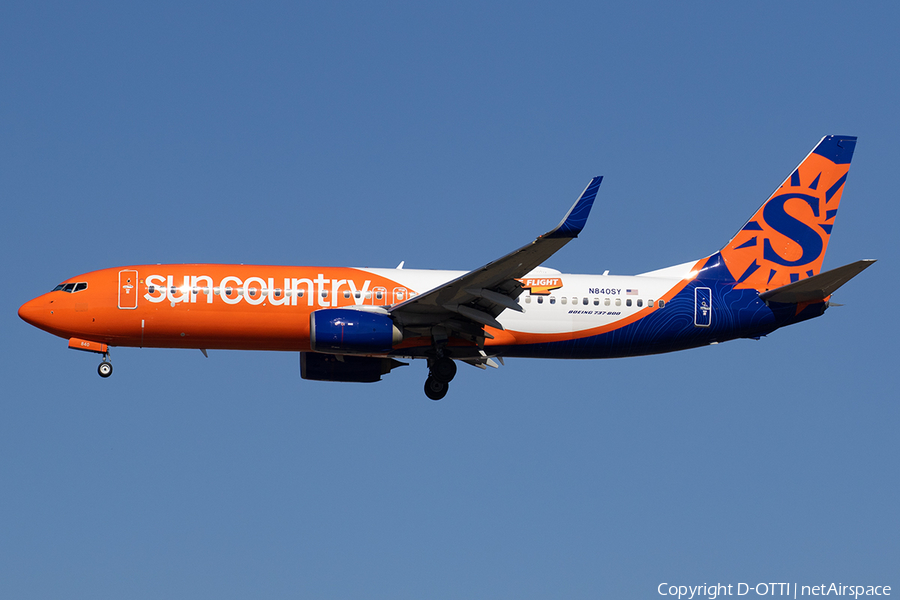 Sun Country Airlines Boeing 737-8JP (N840SY) | Photo 540736