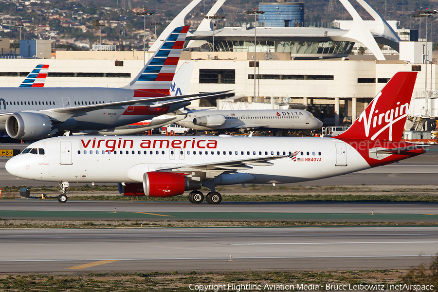 Virgin America Airbus A320-214 (N840VA) | Photo 104952