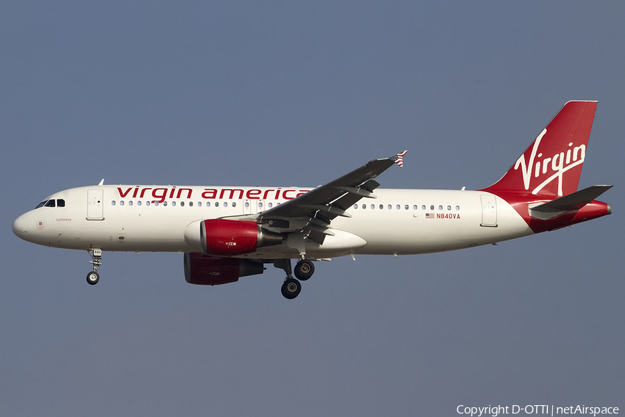Virgin America Airbus A320-214 (N840VA) | Photo 458289