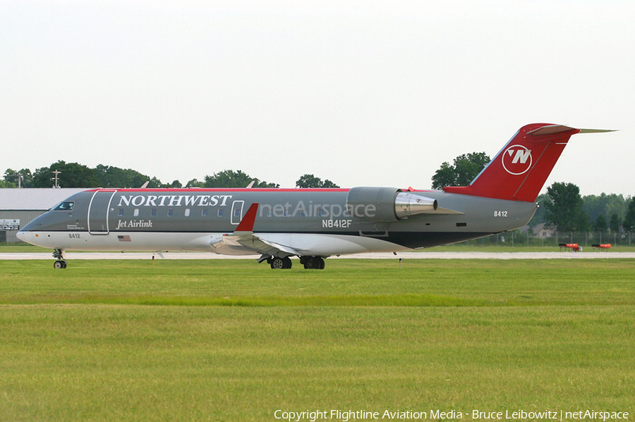 Northwest Airlink (Pinnacle Airlines) Bombardier CRJ-200LR (N8412F) | Photo 150935