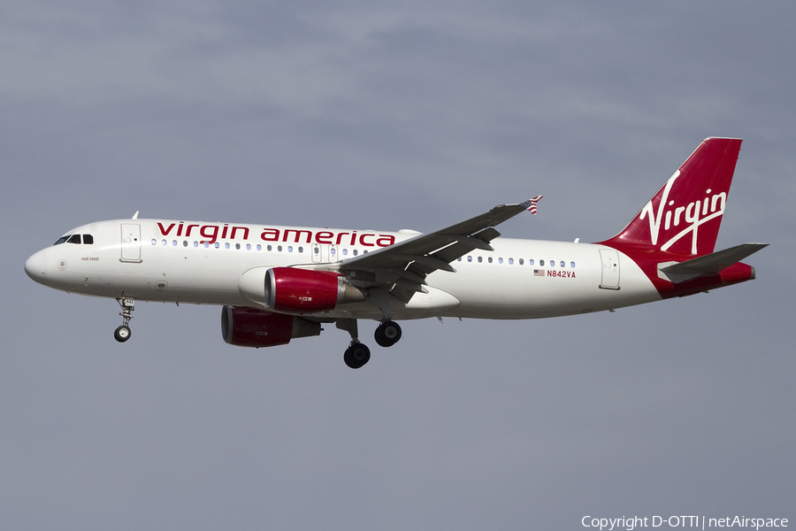 Virgin America Airbus A320-214 (N842VA) | Photo 428636